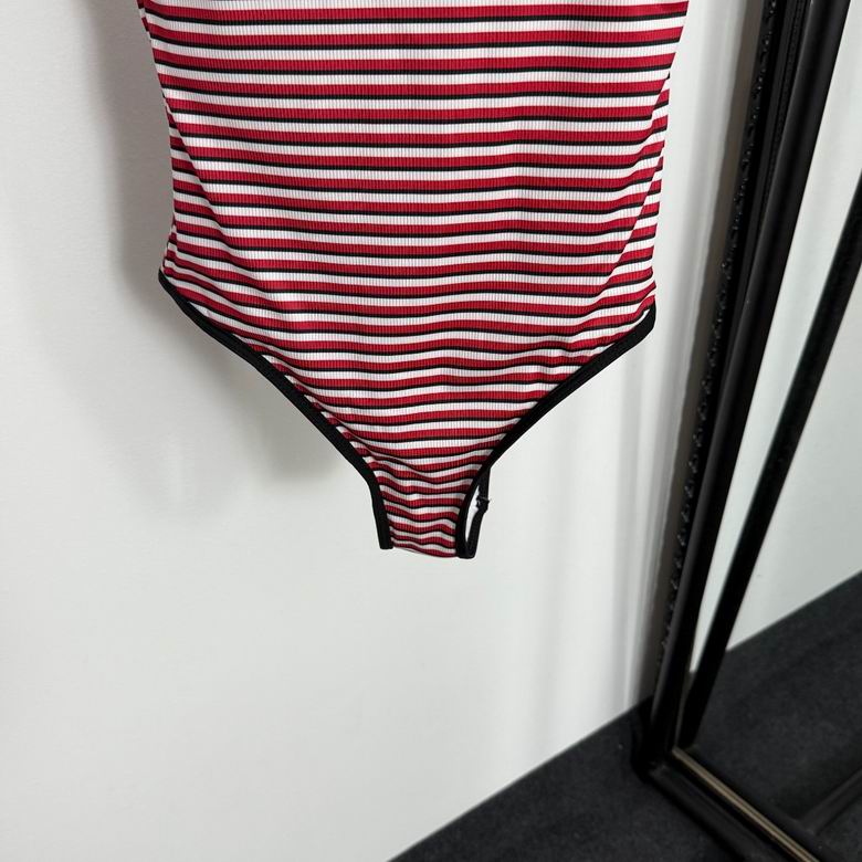 Stripped Swimsuit